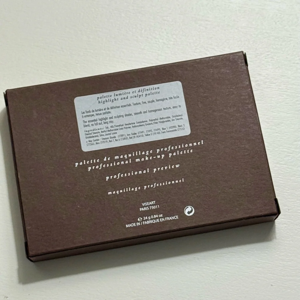 *NIB* Viseart Professional Eyeshadow Palette - Brown and Tan Shades